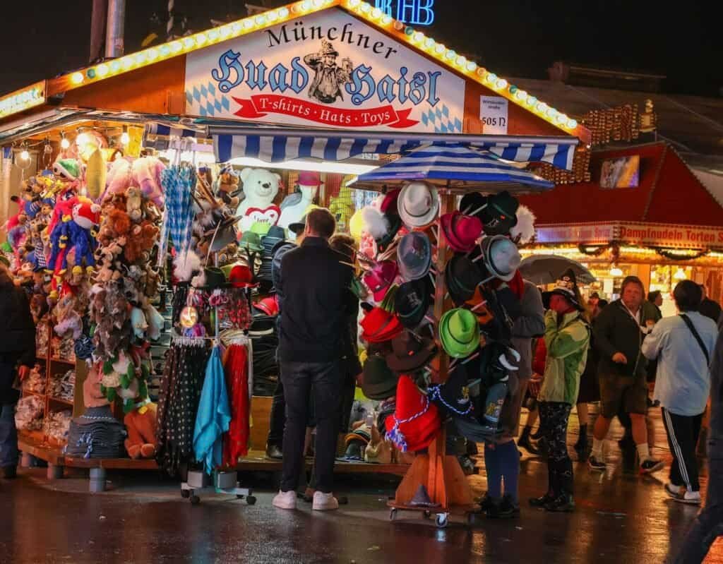One of the shops at Oktoberfest